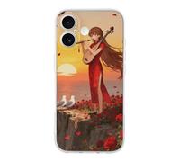Flying Seagull View Phone Case Compatible for iPhone 17/Pro Shockproof Protective Cover Slim TPU Cute Phone Case Cover Transparent