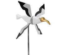 Flying Seagull Windmill, Garden Spinner Colorful Outdoor Wind Spinner Lawn Ornament Whirligig for Yard Decorations