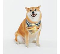 Flying Seagulls Dog Bandanas - Adjustable Pet Scarf, for Small to Large Dog Puppy Cat, Black