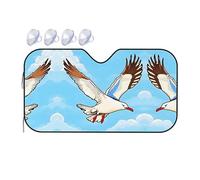 Flying Seagulls It is a car Windshield Sun Visor, which Does not take up Too Much Space and Protects The Environment Inside The car.