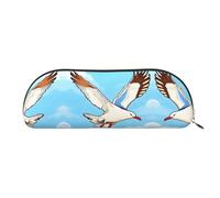 Flying Seagulls Printed portable pencil case, easy to carry around, perfect for office use