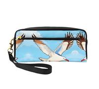 Flying Seagulls Small Makeup Bag.Stylish doublesided Printed Portable Cosmetic Bag, Multifunctional Storage Bag for Women