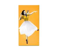 Flying skirt Girls Tissue Box, Vintage Tissue Box, Modern Girl Drawer Box, flying skirt tissue box holder, Fun Decorative Ornaments (#yellow)