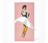 Flying skirt Girls Tissue Box, Vintage Tissue Box, Modern Girl Drawer Box, flying skirt tissue box holder, Fun Decorative Ornaments (#pink)