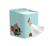 Flying Skirt Tissue Box | Multipurpose Tissue Box with Storage Tissue Box Organizer - Innovative Facial Tissue Holder Tissue Dispenser for Tissues Paper Rolls Small Items