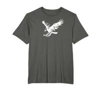Flying Sourning Hunting American Bald Eagle Bird Gift Adults T-Shirt