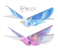Flying Space Bǐrd Toy, With Solid Material, 27cmx20cmx7cm, Bird With Remote Control Wings, Rechargeable Flying Bird, Adjustable Aerial Experience, For Kids Teens Family Gathering