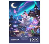 Flying Squirrel Jigsaw Puzzles for Adult Challenging Puzzles The Impossible Challenge 1000 Pieces Difficult Hard Jigsaw Puzzles for Man And Woman with Letters on Back 70x50cm/1000pcs