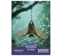 Flying Squirrel Jigsaw Puzzles for Adults Challenging Puzzle Games The Impossible Challenge 1000 Pieces Difficult Hard Jigsaw Puzzles for Man And Woman with Letters on Back 38x26cm/1000pcs