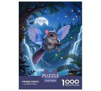 Flying Squirrel Jigsaw Puzzles for Adults Challenging Puzzles Difficult Challenges 1000 Piece Difficult Hard Jigsaw Puzzles for Man And Woman with Letters on Back 70x50cm/1000pcs