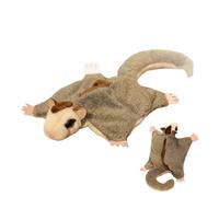 Flying Squirrel Plush Animal | Realistic Plush Toy With Magnetic Limbs s Soothing Mate Sucker Showered Cute Cuddle Gift | Bedtime Comfort For The Voy