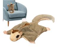 Flying Squirrel Stuffed Animal - 25cm Cute Plush Doll, Realistic Flyings Squirrel Plush, Soft Cuddly Companion Toy | Magnetic Flying Squirrels Doll For Nursery Kids Teen Home Collection Car Decor Use