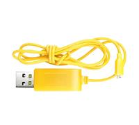 Flying Stick Helicopter USB Charger Cable Parts Mini S107 S105 Charging RC Helicopter Real Flight 9 (Yellow, One Size)