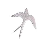 Flying Swallow Metal Pin Lightweight Brooch Jewelry Gift Ideas For Women Men Wedding Anniversary Outfits Creative Youth Swallow Accessory