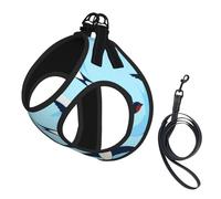 Flying Swallows,Pet Harness,Adjustable Reflective Dog Harness,Pet Leash Vest,L