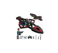 Flying Sword RC Airplane, Remote Control Flying Swords Toy, Stunt Flyings Sword RC 360° Flip Fighter Jet Toy, Lightweight Foam RCs Airplane Gifts for Teens and Adults (Red DualRC)