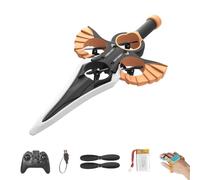 Flying Sword Rc Glider,Remote Flying Sword - (Hand Wave/Controller Mode),2025 New Stunt Remote-Controlled,3-Speed Control, Lightweight Easy to Fly Rc Glider,Gift for Adults or Teens (Orange+1battery)