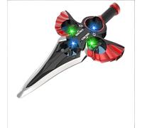 Flying Sword RC Plane, Remote Control Flying Sword, Gesture & Remote Dual Control, 360° Stunt Flips, 2.4Ghz Aircraft with LED Light, for Beginners Boys Girls and Adults (Red)