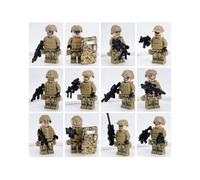 (Flying Tigers) Forces Special Mini Action Figures Military Weapons Accessories Games Puzzle