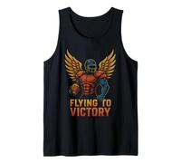 Flying to Victory Football Wings Power Tank Top