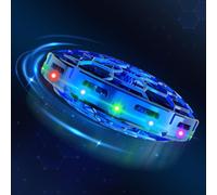 Flying Toy Drone for Kids, 360° Hands Free Motion Sensors Mini Drone with LED Light, Easy Indoor Small UFO Helicopter Toys Flying Ball Drone Cool Toys Gift for 6 7 8 9 10+ Year Old Boys Girls Teens