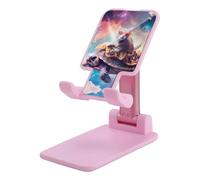 Flying Turtles Pizza Cat Phone Holder Desk Cellphone Stand Plastic Foldable Adjustable Desktop Accessories