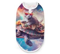 Flying Turtles Taco Pizza Cat Dog Shirt Sleeveless Pet Clothes Summer T-Shirts Tank Top for Small Puppy Cat