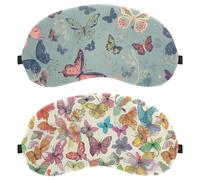 Flying Various Butterflies 2-Pack Light-Blocking Soft Breathable Eye Masks Sleep Mask Eye Patch