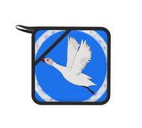 Flying White Goose 1 PC Square Silicone Anti-scalding mat - 7.1 inches, Suitable for Frying Pans, ovens, Grills, Tea Sets