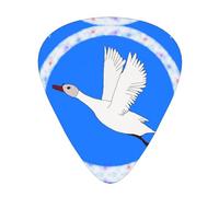 flying white goose Guitar picks, thin, medium, heavy, 12 pieces, suitable for guitar, bass, electric guitar, ukulele, wear-resistant guitar picks,
