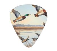 Flying Wild Duck Guitar Picks Gift Set - Smooth Durable Plectrums For Acoustic, Electric & Bass Guitar, Perfect Present For Guitar Lovers & Musicians