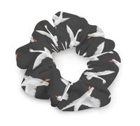 Flying Wild Geese Hair Scrunchies for Women Elastic Hair Bands Soft Hair Ties for Styling Gift Christmas Valentine's Day