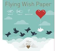 Flying Wish Paper Always - Write it, Light it, Watch it Fly - Perfect Little Gift Wish Paper - 5" x 5" - Whimsical Mini Kit
