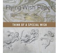 Flying Wish Paper - THINK OF A SPECIAL WISH - ANGELS with Marble Pattern - 5" x 5" - Mini Kits