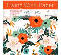 Flying Wish Paper - Write it., Light it, & Watch it Fly - Orange Blossoms - 5" x 5" - Mini Kits