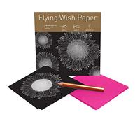 Flying Wish Paper - Write it., Light it, & Watch it Fly - SUNFLOWERS, Shining Star - 5" x 5" - Mini Kits