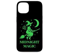 Flying Witch Aesthetic Halloween Samhain Art and Moon Magic Case for iPhone 13