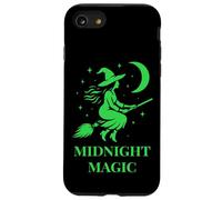Flying Witch Aesthetic Halloween Samhain Art and Moon Magic Case for iPhone SE (2020) / 7/8