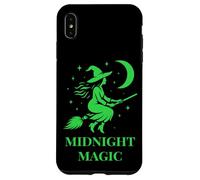 Flying Witch Aesthetic Halloween Samhain Art and Moon Magic Case for iPhone XS Max