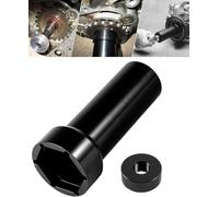 FLYINGWING 2-1/4" Mainshaft Sprocket Pulley Wrench Lock Nut Main Shaft Socket Tool Compatible With 2006 up Harley Davidson Twin Cam, Dyna, Electra Glide, Heritage Softail