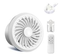 FlyingYun 6" 150mm Exhaust Fan 240m³/h 5W, Two-way Reversible Ventilation Fan with 3 Speeds Adjustable, RC Vent Fan for Kitchen Bathroom Attic Window Basement