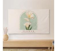 FLYIODFCXV 32-80 Inch Colorful Painting PatternProtector for LCD/LED TVs(Flower3,70inch)