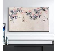 FLYIODFCXV 32-80 Inch Cover Soft Polyester Fabric for Bedroom & Living Room(Flower1,37-39inch)