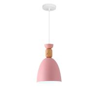 FLYIODFCXV Chandelier, Nordic Small Pendant Lights E27 Single Head Ceiling Lighting(Pink)
