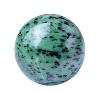 FLYIODFCXV crystal ball, with Stand Natural Ruby in Zoisite Sphere Gemstone Globe Room Decor, Wicca, Reiki,Chakra and Energy(6~7cm)