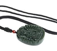 FLYIODFCXV jadeite pendant, Natural Gem Stone Hetian Jade Pendant Necklace