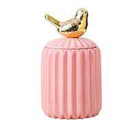 FLYIODFCXV Pet urn, Beautiful Tiny Keepsake Urns - Suitable for Cemetery Burial or Niche(Bird)
