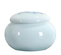 FLYIODFCXV Pet urn, Ceramic Adult Dog Cat Ash Holders Miniature Memorial Funeral Urn for Sharing Ashes(Rabbit)
