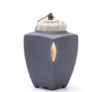 FLYIODFCXV Pet urn, Handicrafted Ceramics Cremation Funeral Keepsake Urn - Fits a Small Amount of Cremated Remains(Small)