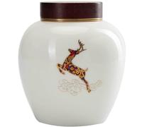 FLYIODFCXV Pet urn, Pet Medium Urns for Cat Dog Up to 65lbs - 5.7in Painted Handicrafted Urn Beautiful Keepsake(A)